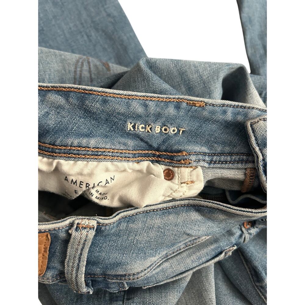 American Eagle Kick Boot Jeans Size 14 - Picture 6 of 7